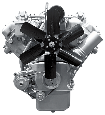 Двигатель ЯМЗ-238Д-18 Кран-трубоукладчик, 330 л.с. без КПП и сцепления 