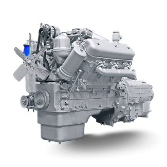 Двигатель ЯМЗ-236М2-19 Урал, 180 л.с. с КПП и сцеплением 