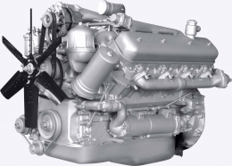 Двигатель ЯМЗ-238НД8 Колесный трактор, 300 л.с. без КПП и сцепления 