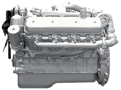Двигатель ЯМЗ-238Б-28 Урал, 300 л.с. без КПП и сцепления 