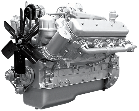Двигатель ЯМЗ-238Б-26 МоАЗ, 300 л.с. без КПП и сцепления 