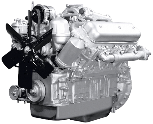 Двигатель ЯМЗ-236А-1 ЗИЛ, 195 л.с. без КПП и без сцепления 