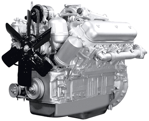 Двигатель ЯМЗ-236А ЗИЛ, 195 л.с. без КПП и сцепления 