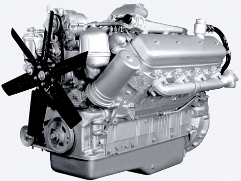 Двигатель ЯМЗ-238НД3-1 Колесные тракторы, Дорожная машина, Бульдозер, Снегоочиститель, Лесопогрузчик, Автогрейдер, 235 л.с. без КПП и сцепления 