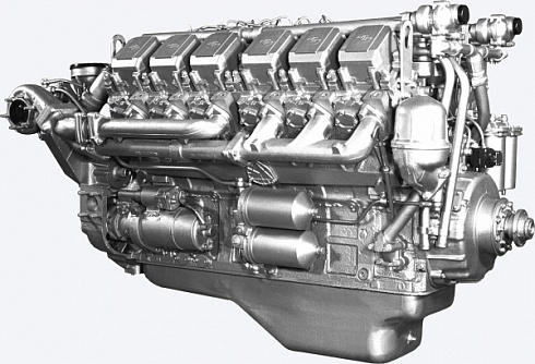 Двигатель ЯМЗ 240ПМ2 БелАЗ 420 л.с. без КПП и сцепления